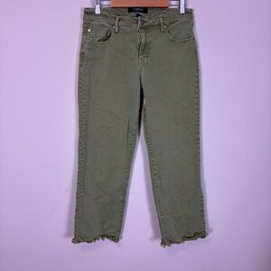 Liverpool Sage Green‎ Ankle Raw Hem Women’s Jeans 30